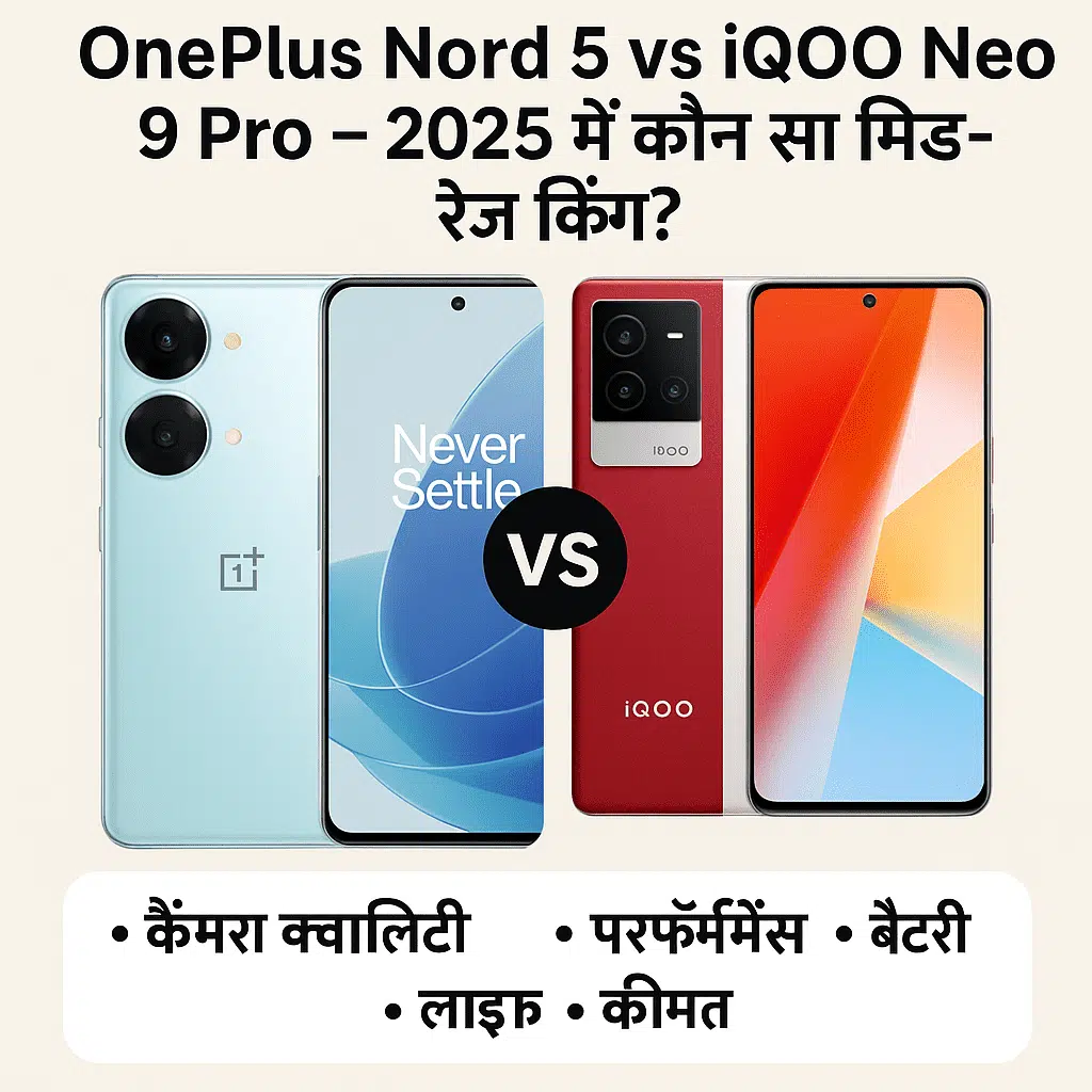 OnePlus Nord 5 vs iQOO Neo 9 Pro